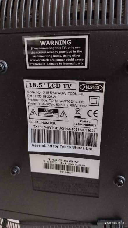 Photo of free Small TV with DVD player (DVD not working) (Totteridge HW HP13) #4