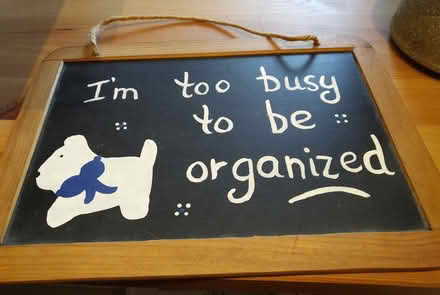 Photo of free Small slate/blackboard with dog (Greenbank and Hunt Club) #1