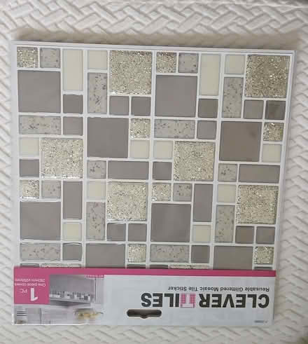 Photo of free "Clever Tiles" Re-usable glittered Mosaic Tile Stickers (Loughborough LE11) #2