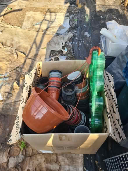Photo of free A large box of garden pots (Winchmore Hill HP7) #1