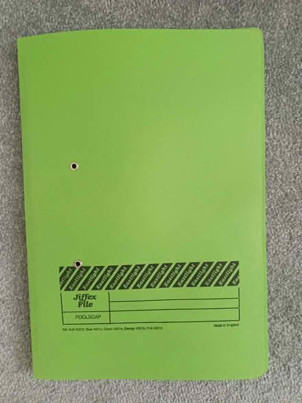 Photo of free 6 Slim Files (Kenilworth CV8) #2