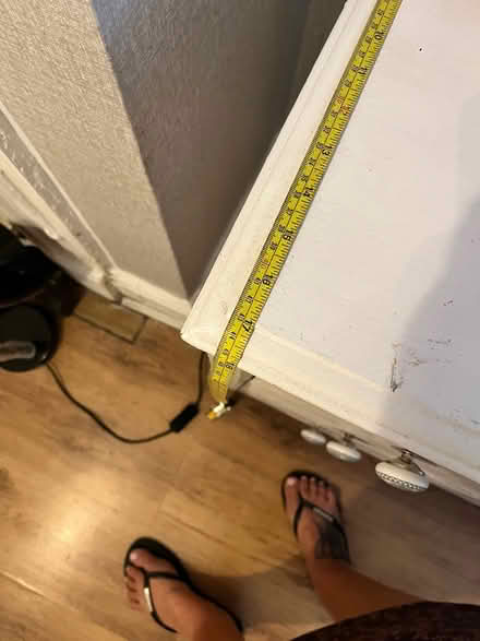 Photo of free White painted chest of drawers (Fratton PO3) #4