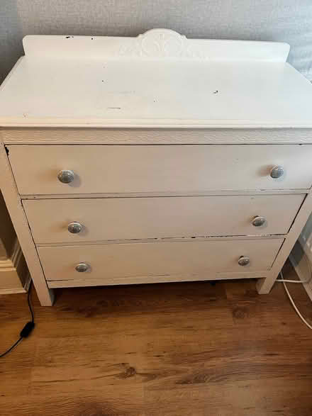 Photo of free White painted chest of drawers (Fratton PO3) #2