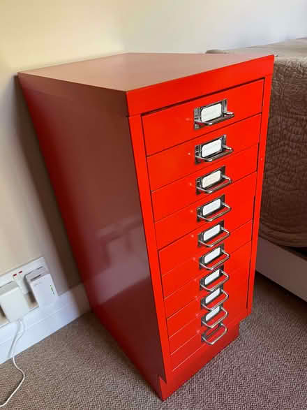 Photo of free 10 drawer red cabinet (Lemsford AL8) #2
