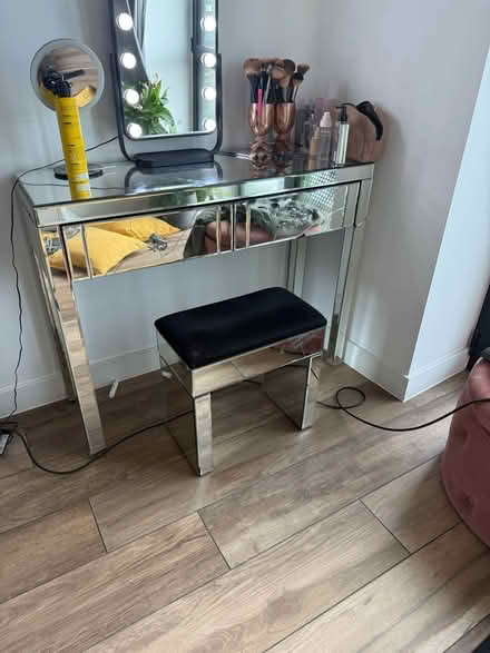 Photo of free Vanity glass desk and chair (E2 6GP) #4