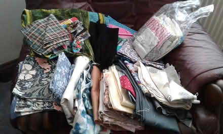 Photo of free Large pile of fabrics. (St Blazey Gate PL24) #1