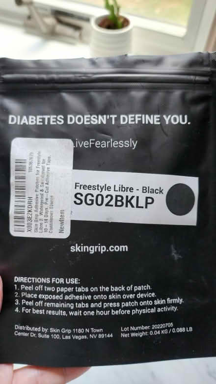 Photo of free CGM Glucose monitor arm patches (Somerset) #2