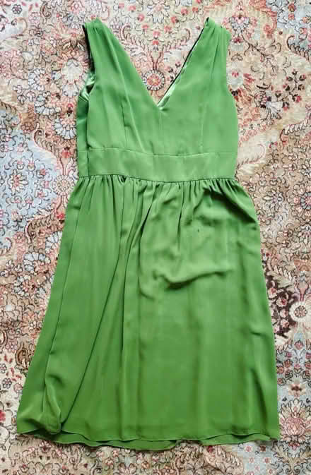 Photo of free waist 32” Floaty Green Black Dress (Wilmette, Illinois) #2