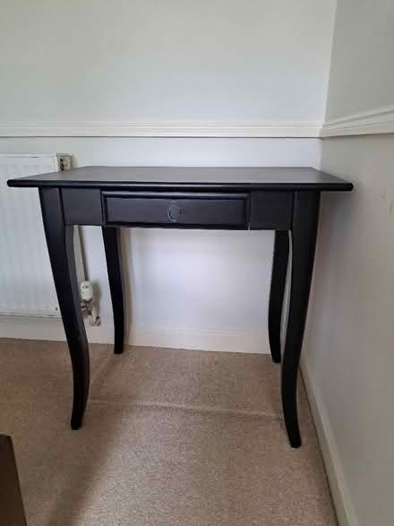 Photo of free Table with drawer brown/black (Kennington SE11) #1