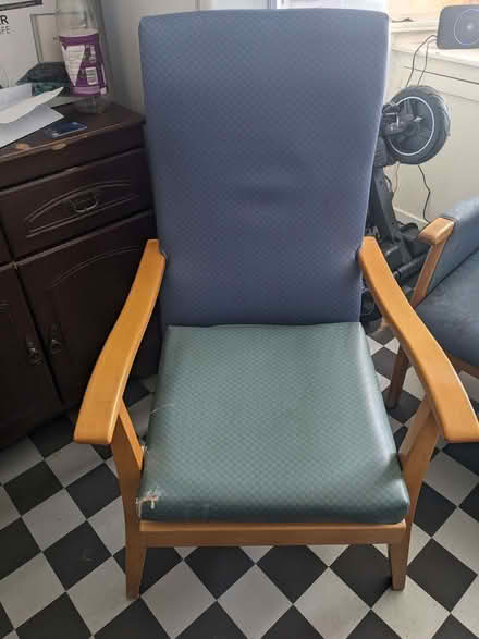 Photo of free High back chairs (Garretts Green B33) #2