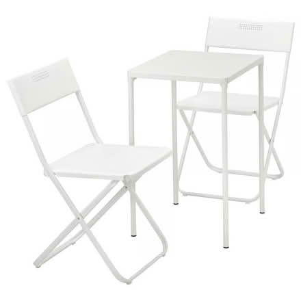 Photo of free Indoor/outdoor small table and 4 folding chairs from ikea (Emmbrook RG41) #1
