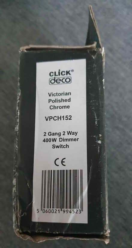 Photo of free 2 x 2 GANG CHROME DIMMER SWITCHES (Croydon, Shirley) #2