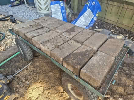 Photo of free 16 Paving Blocks (Holmer Green HP15) #1