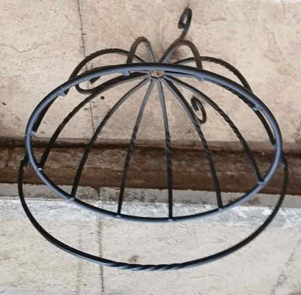 Photo of free Decorative Wrought Iron Planter + fibre lining (Loughborough LE11) #1