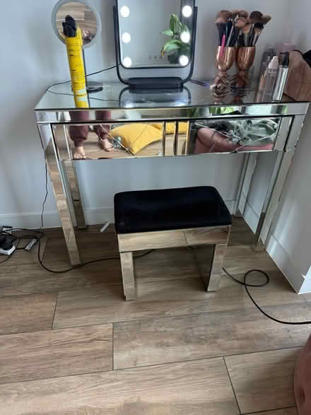 Photo of free Vanity glass desk and chair (E2 6GP) #1