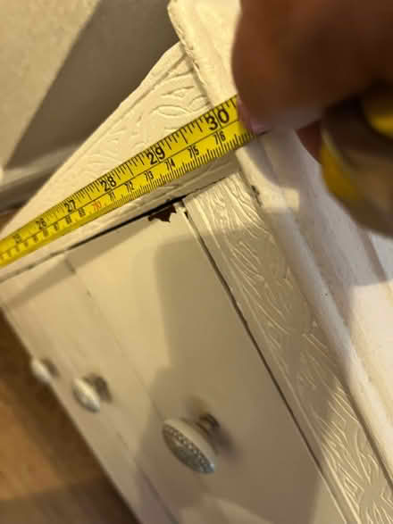 Photo of free White painted chest of drawers (Fratton PO3) #3