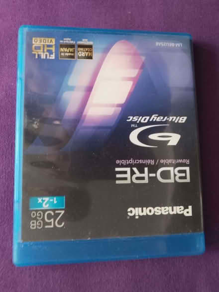 Photo of free A 25Gb Panasonic BD-RE Disc (Wealdstone HA3) #1