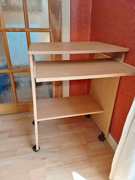 Photo of free Computer desk on wheels (Warstock B14) #1