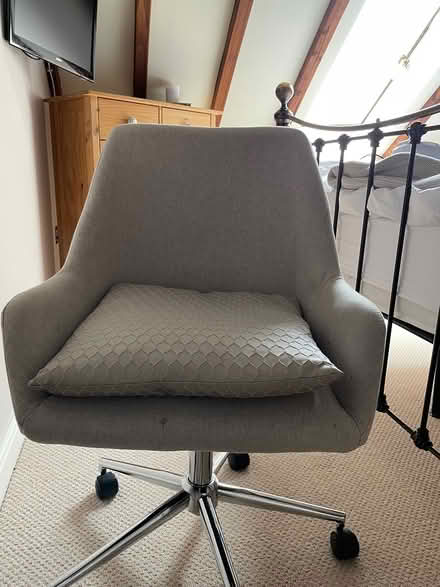 Photo of free Upholstered office chair (Wettenhall) #1