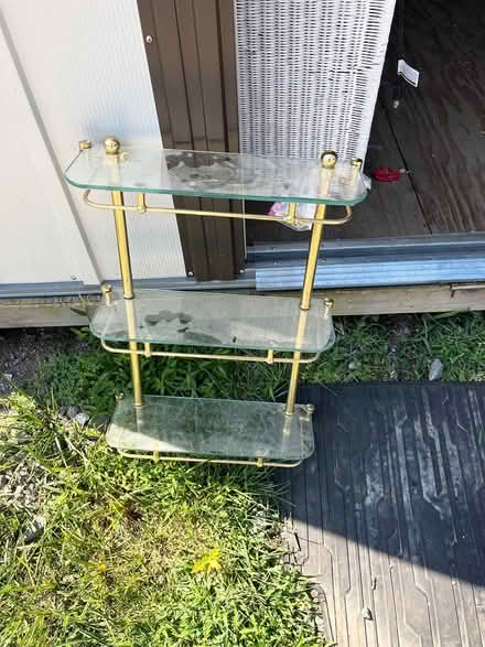 Photo of free 3 shelf unit (Oradell) #1