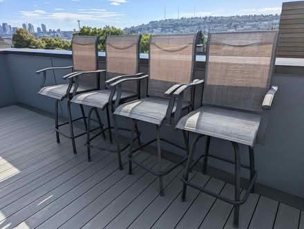 Photo of free Patio Bar Stool Set With Table (Eastlake) #1