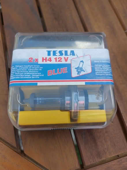 Photo of free Car halogen headlight bulbs. Details on lid of box. (Lawns SN3) #1