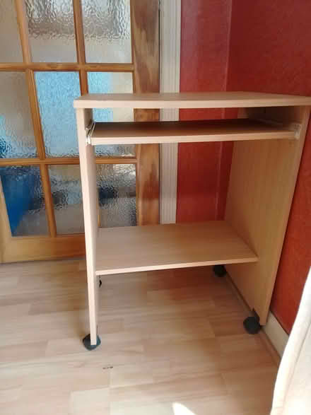 Photo of free Computer desk on wheels (Warstock B14) #2