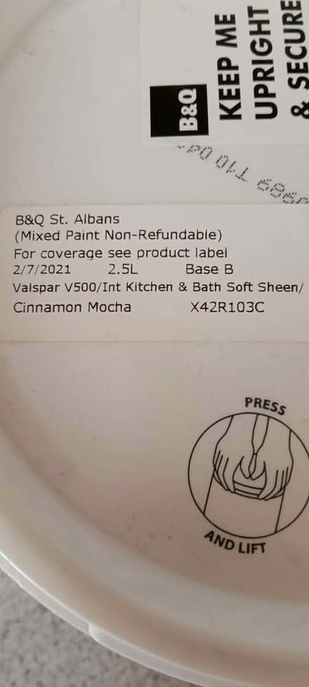 Photo of free Kitchen/bathroom Paint (Napsbury AL2) #4