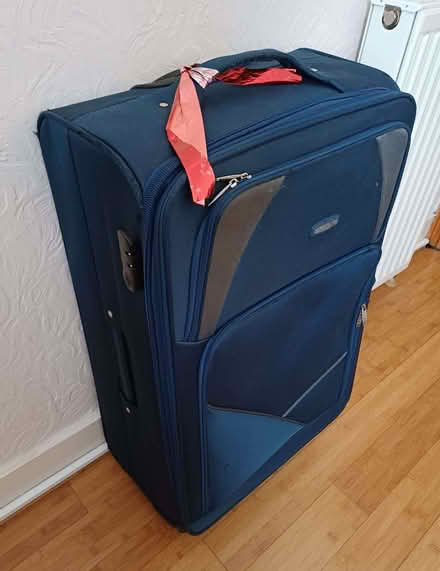Photo of free Medium sized Blue Suitcase in Good Condition for Storage (Wanstead IG4) #1