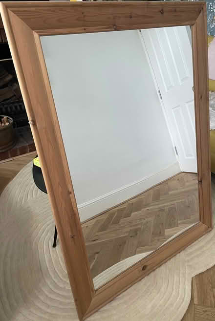 Photo of free Large, wood-framed mirror (Colchester CO1) #1