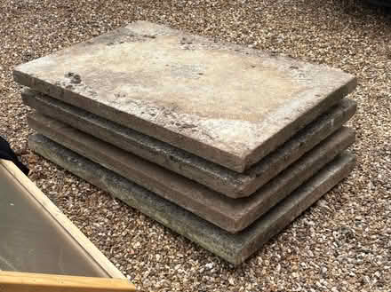 Photo of free Paving slabs x4 large (Ballinger Common HP16) #1