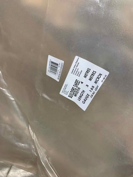 Photo of free Heavy duty plastic builders sheeting (City Centre NR3) #1