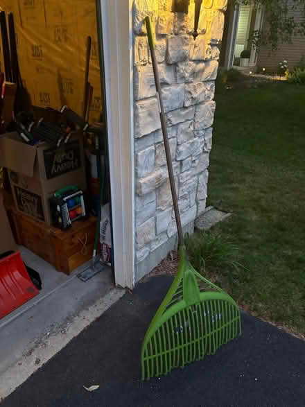 Photo of free Nice plastic rake (1130 Westfield Way, Mundelein) #1