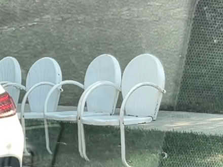 Photo of free outdoor chairs (Oradell) #1