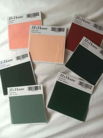 Photo of free JJ's House bridesmaid dress fabric swatches (Lye Valley OX3) #1