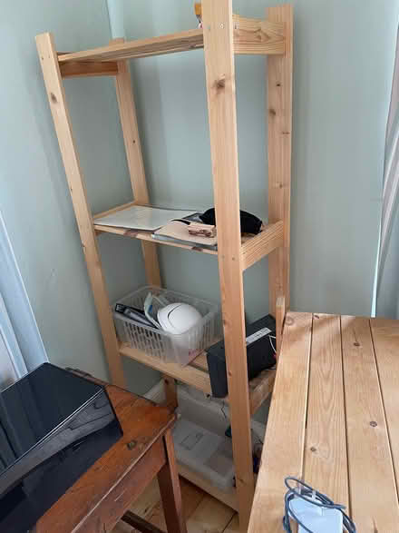 Photo of free Tall wooden shelves (Oxford, OX1) #1
