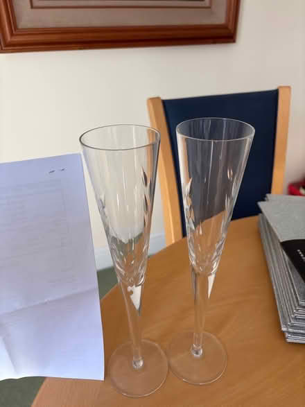 Photo of free 2 Champagne flutes (Cairneyhill KY12) #1