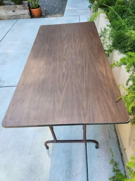 Photo of free Sturdy metal work table (Woodacre) #1