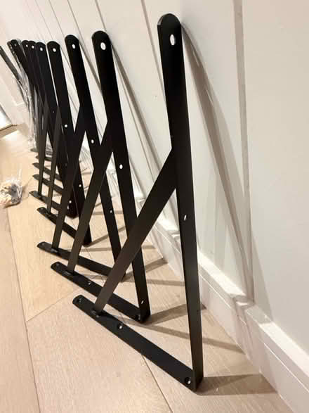 Photo of free 12 x Wall Brackets in Black (Kingswood KT20) #3