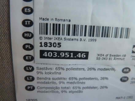 Photo of free " Ikea Cushions Grey still unwrapped to fit Ikea chair POANG (Baldersby YO7) #3