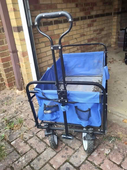 Photo of free Cart with broken handle (needs welding back on) (Tattenhoe MK4) #1
