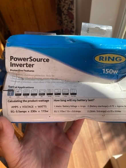 Photo of free 150w inverter (Filton BS34) #3