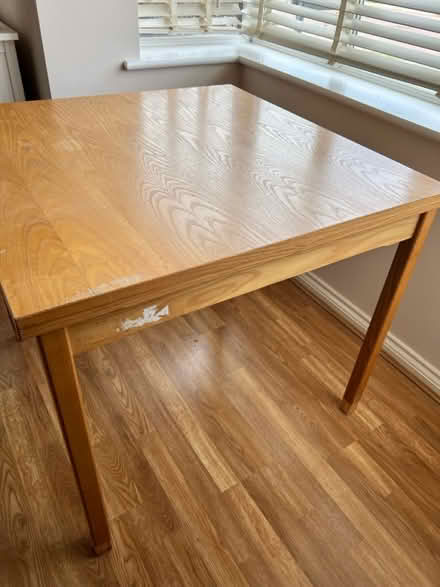 Photo of free Wooden dining table (Gunthorpe) #1