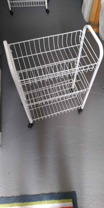 Photo of free White storage caddies with wheels. (Wavertree L15) #1