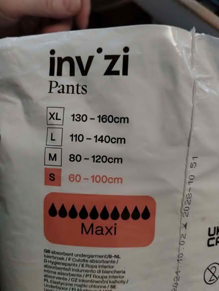 Photo of free Incontinence Pants Unisex Small (Tividale B69) #3