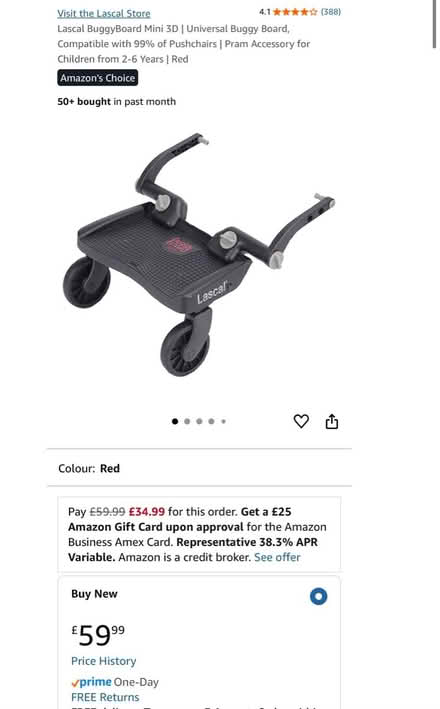 Photo of free Lascal Mini BuggyBoard & Connectors (Kingswood KT20) #4