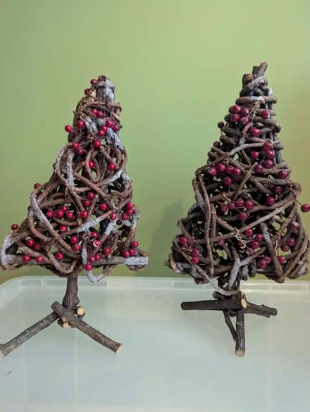 Photo of free Christmas Decorations Wooden Trees (Colchester CO1) #1