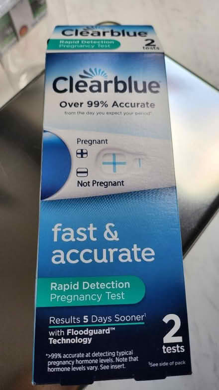 Photo of free Feminine pads and pregnancy test (Somerset) #2