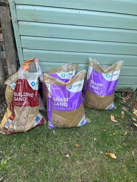 Photo of free 4 bags sharp sand (New Marston OX3) #4