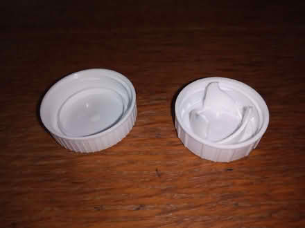 Photo of free 25 carton milk plastic white caps (Saint Philip's S1) #1